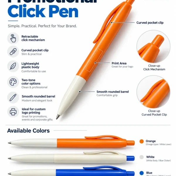 Kumu DuoClick – Custom Printed Promotional Pen